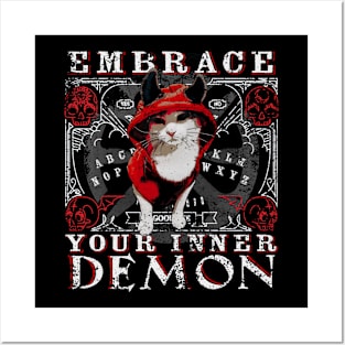 Embrace Your Inner Demon Posters and Art